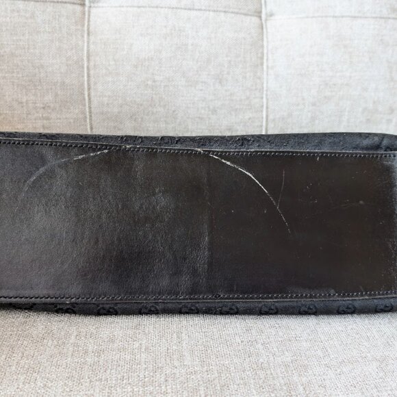 GUCCI GG Canvas Leather-Trimmed Tote - Picture 7 of 7